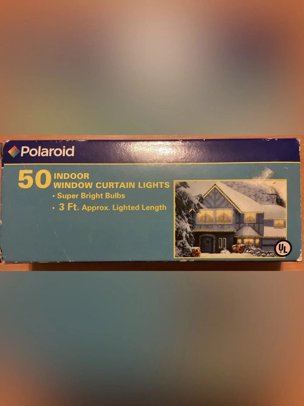 Polaroid 50 Indoor Window Curtain Lights - Warm White